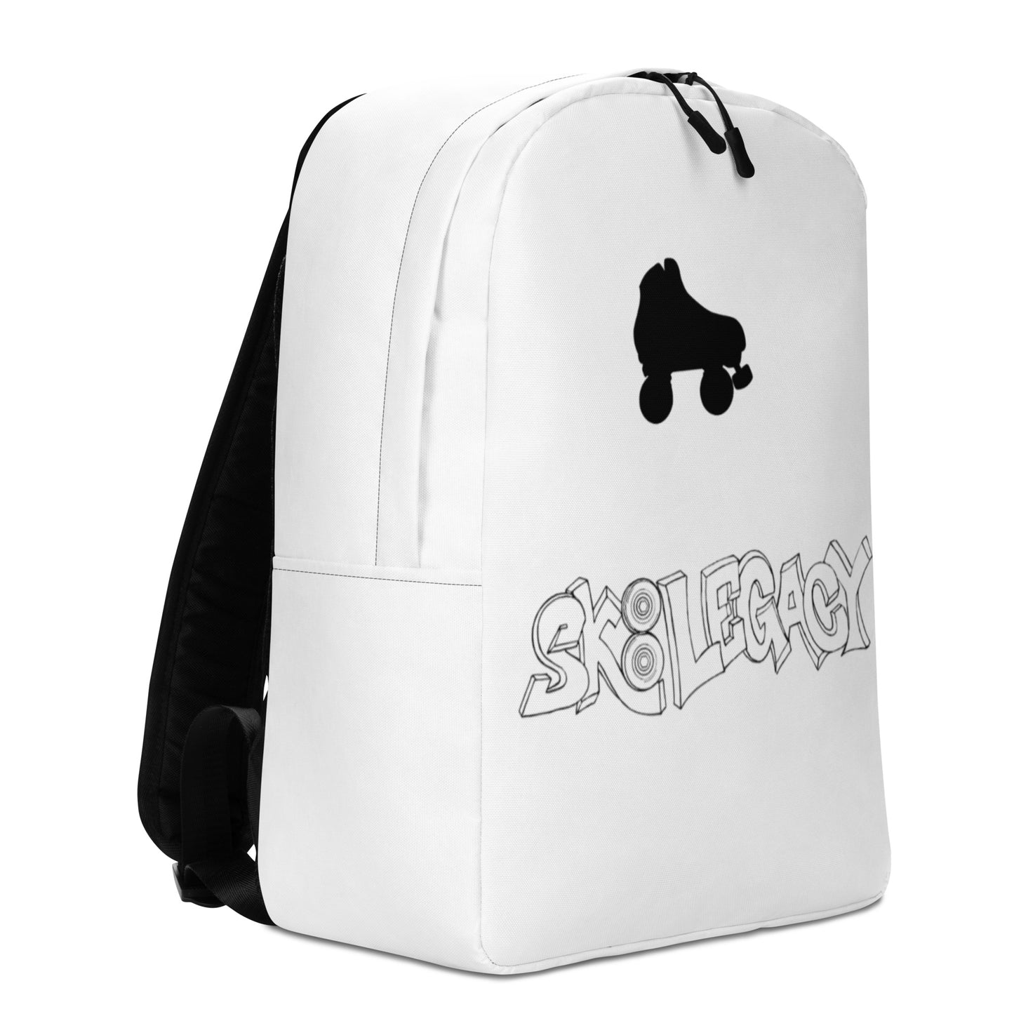 Classic White Minimalist Backpack